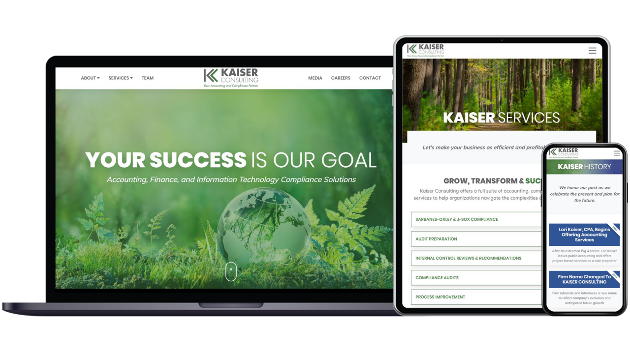 Kaiser Consulting site preview