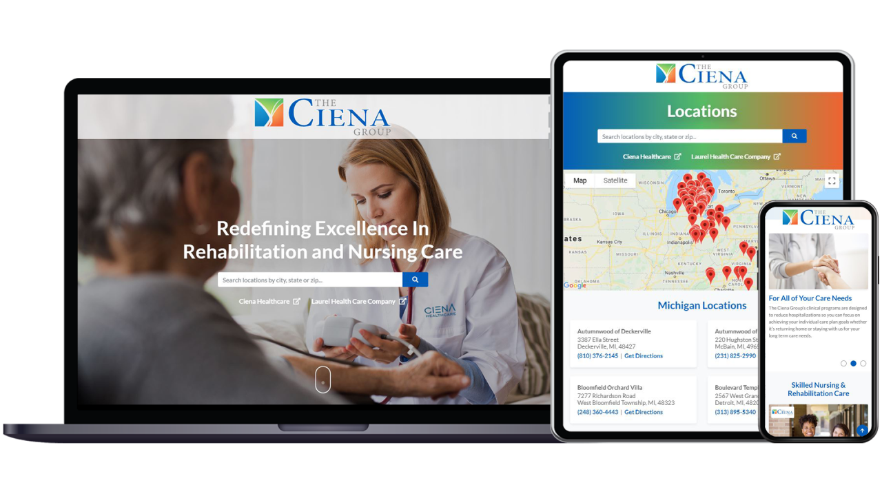 The Ciena Group site preview
